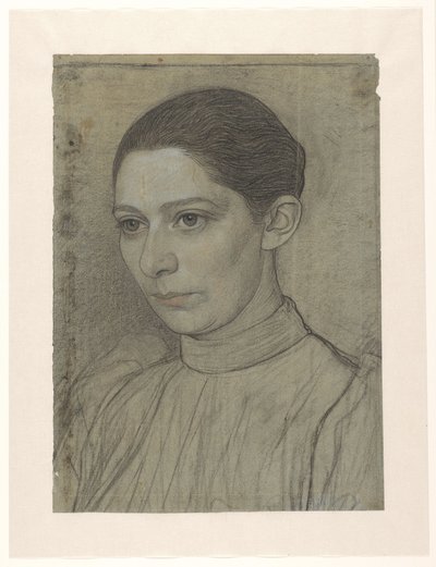 Porträtt av fröken Sara de Swart av Jan Veth
