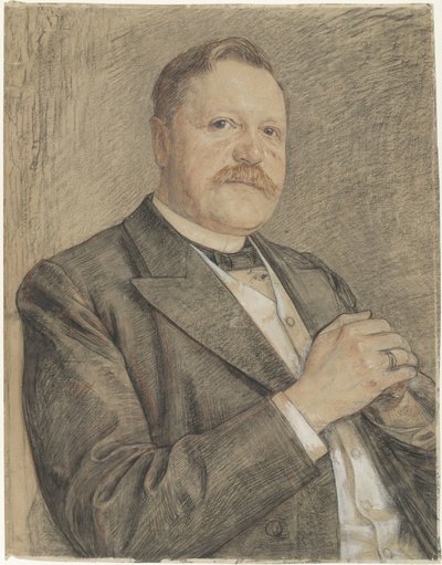 Porträtt van R.P.J. Tutein Nolthenius av Jan Veth