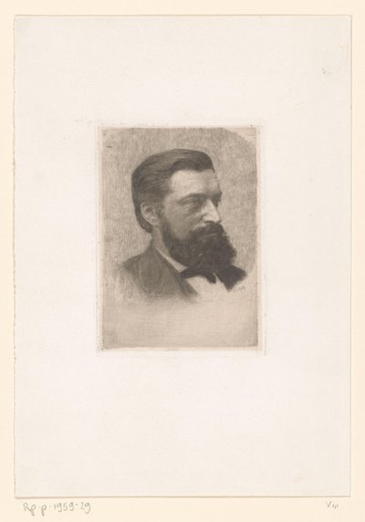 Porträtt av Thomas Theodorus Hendrikus Jorissen av Jan Veth