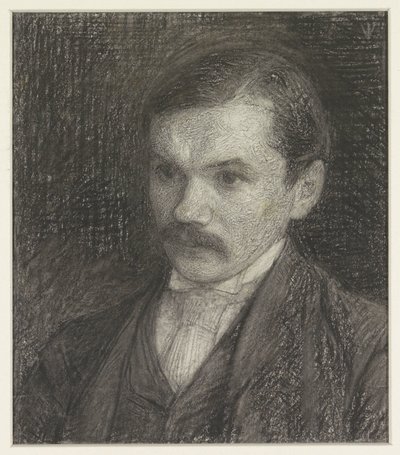 Porträtt av författaren Frederik Willem van Eeden av Jan Veth