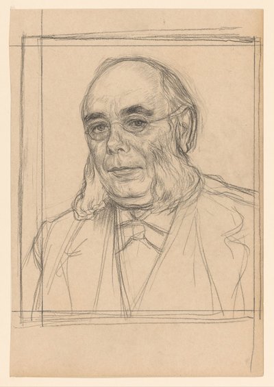 Porträtt av dr H. Pierson av Jan Veth