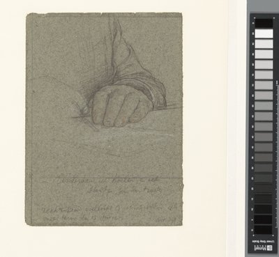 Studie av Geheimrat M. Kempners högra hand av Jan Veth