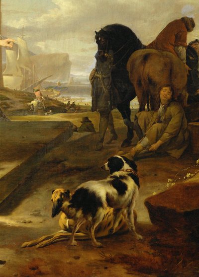 Den förlorade sonen i dåligt sällskap av Jan Weenix