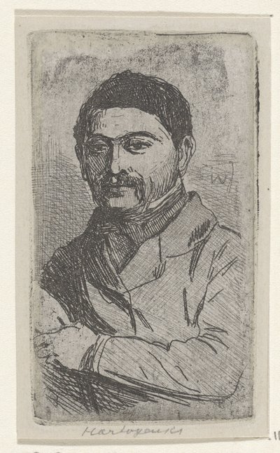 Porträtt av Joseph Hartogensis av Jan Weissenbruch