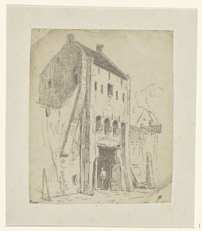 Steigerpoort i Leerdam av Jan Weissenbruch