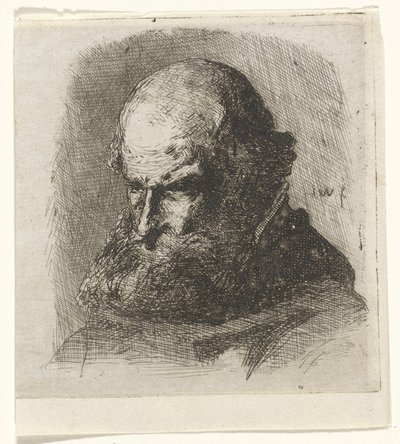 Studie av en gammal man av Jan Weissenbruch