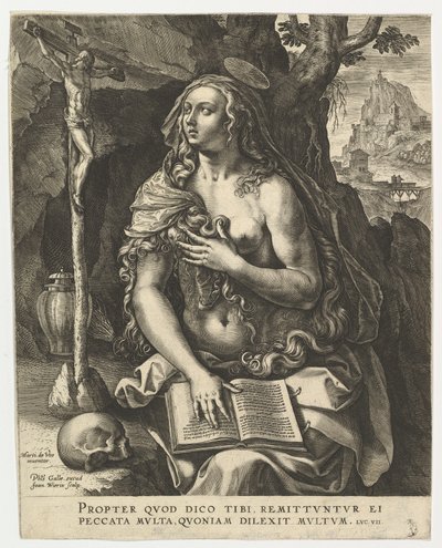 Maria Magdalena.n.d. av Jan Wierix