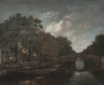 Herengracht, Amsterdam, ca 1661 (olja på duk) av Jan Wijnants