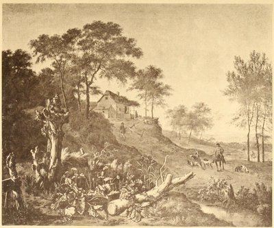 Landskap med bondgård av Jan Wijnants