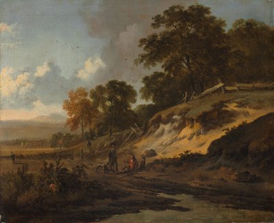 Landskap med jägare av Jan Wijnants