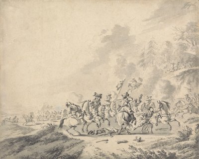 En kavalleristrid av Jan Wyck