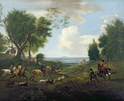 Jaktscen av Jan Wyck