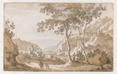 Albano sett från väst av Jan de Bisschop (attributed to)