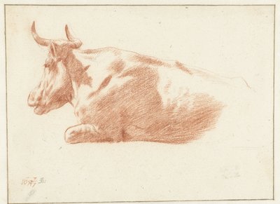 Liggande ko av Jan de Bray