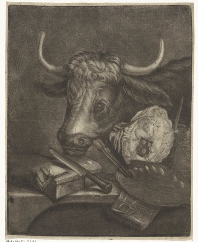 Attribut av Saint Luke-gillet, 1735 av Jan de Groot
