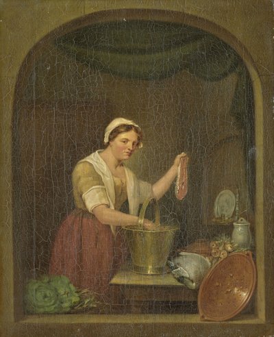 The Kitchen Maid av Jan de Ruyter