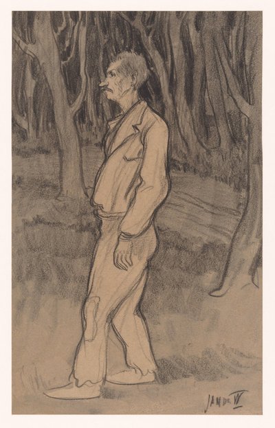 Arbetstagare av Jan de Waardt (signed by artist)