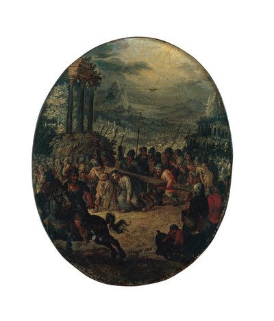 Kristus på vägen till Golgata av Jan the Elder Brueghel
