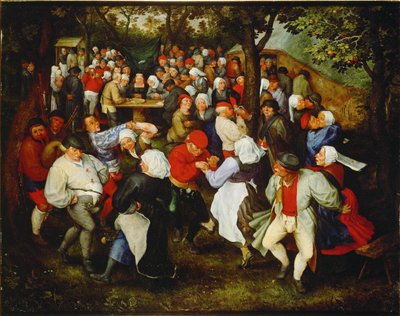 Fete de la Rosiere av Jan the Elder Brueghel