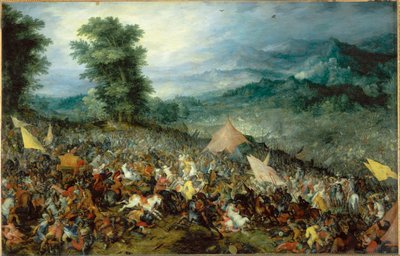Slaget vid Issos... av Jan the Elder Brueghel