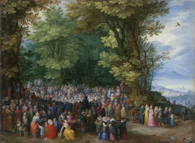 Bergspredikan av Jan the Elder Brueghel