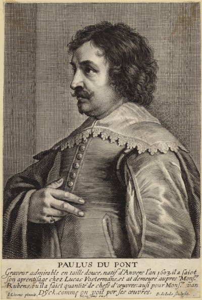 Porträtt av Paulus Du Pont av Jan the Elder Lievens