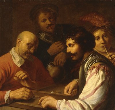 Tric-Trac Players in an Inn, c.1623-5 av Jan the Elder Lievens