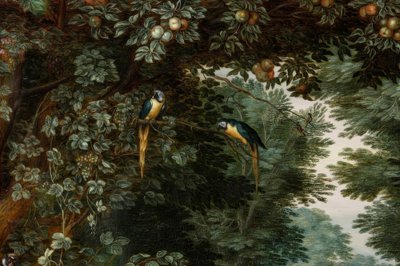 Allegori över elementen jord och vatten av Jan Brueghel the Younger