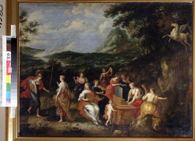 Pallas Athena och Muses av Jan van Balen