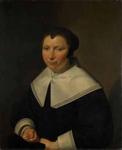 Porträtt av en kvinna av Jan van Bijlert