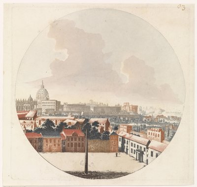 Utsikt över Rom av Jan van Call (I) (possibly)