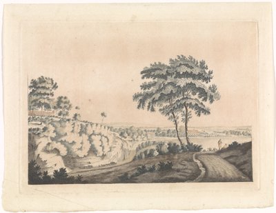 Landskap med ett slott på en kulle av Jan van Call (I) (possibly)