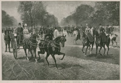 Eftermiddag i Hyde Park i London: Rotten Row av Jan van Chelminski
