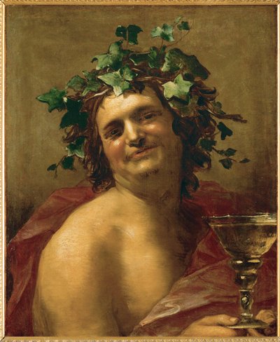 Bacchus (målning på duk) av Jan van Dalen