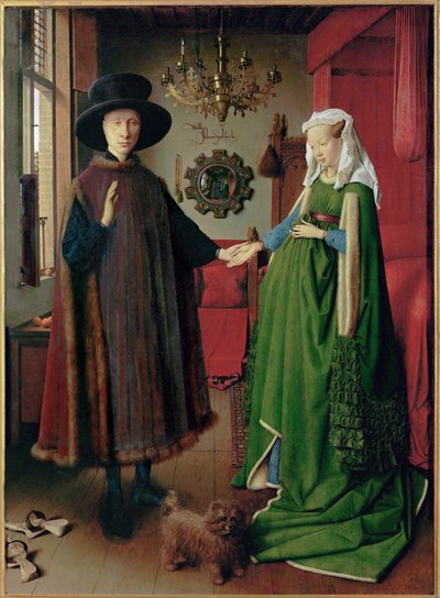 Porträtt av Giovanni Arnolfini och hans hustru, tidigare känt som "Arnolfini-bröllopet av Jan van Eyck