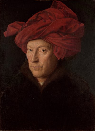 Porträtt av en man av Jan van Eyck