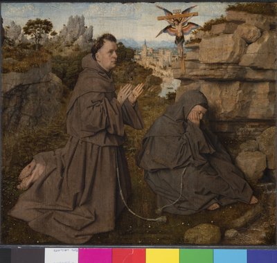 Stigmata av St Francis, c.1430-35 av Jan van Eyck