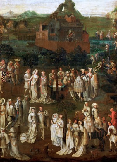 Filip den godes äktenskap med Isabella av Portugal i januari 1430 av Jan van Eyck