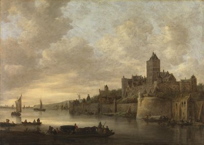 Der Valkhof i Nijmegen av Jan van Goyen