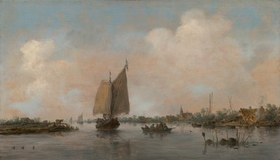 Riverview av Jan van Goyen
