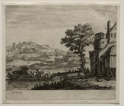 Färjan av Jan van Goyen