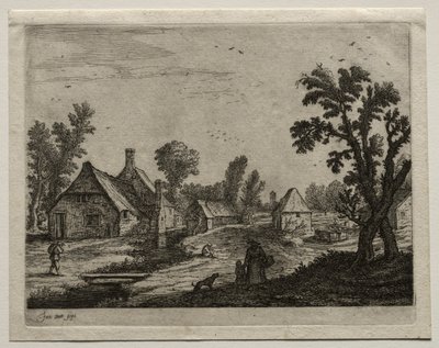 Plankan över strömmen av Jan van Goyen