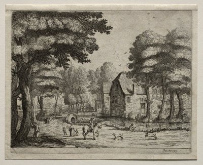 Stenbron av Jan van Goyen