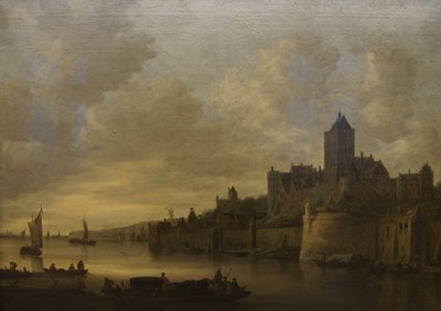 Valkhof i Nijmegen av Jan van Goyen