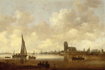 Vy över Dordrecht av Jan van Goyen
