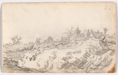 By på solig sluttning av Jan van Goyen