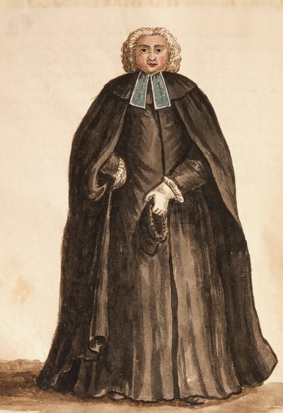 Dogekapellets mästare från Venicens kostymer av Giovanni di Grevembroch (1731-1807), Akvarell av Jan van Grevenbroeck