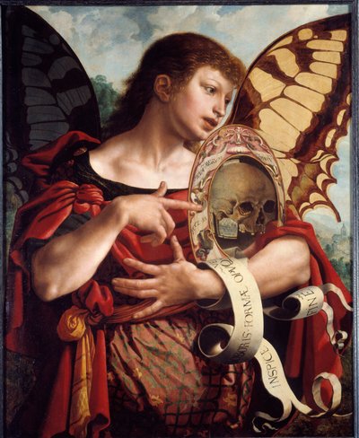 Vanite. Målning av Jan Sanders Van Hemessen (1500-1560) av Jan van Hemessen