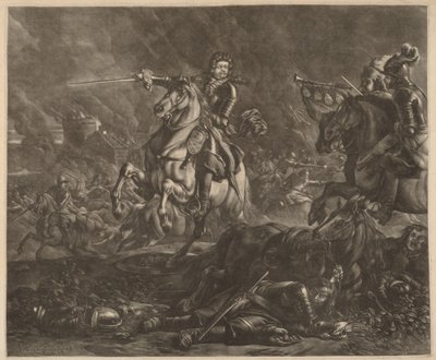 En general till häst (Charles of Lorraine) av Jan van Huchtenburgh