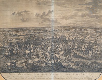 Slaget vid Oudenaarde den 11 juli 1708 av Jan van Huchtenburgh